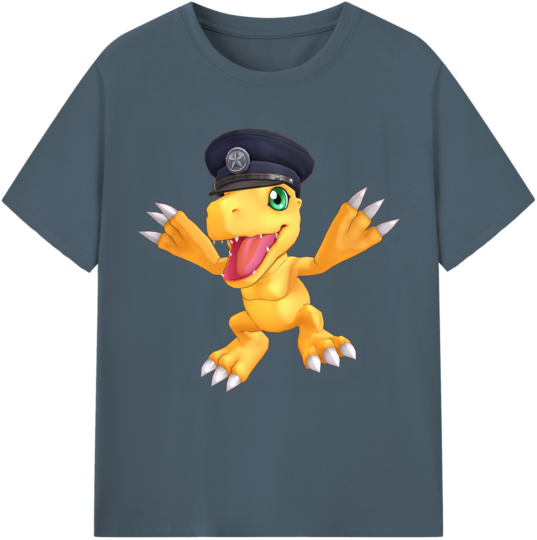 （画像用） Digimon デジタルモンスター/デジモン 綿100％半袖Tシャツ（フロントプリント）